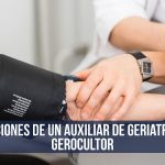 Funciones de un auxiliar de geriatría o gerocultor
